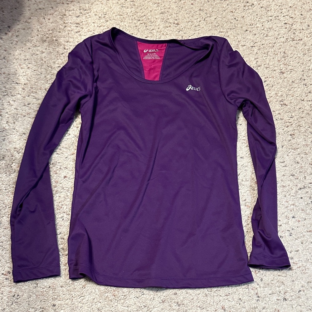 ASICS Women's Vibrant Purple Long Sleeve Tee